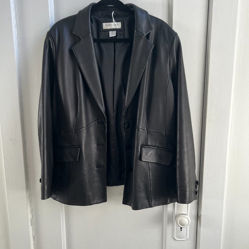 Preston & York Leather Jacker